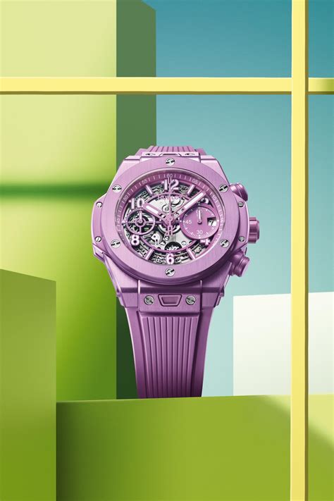 hublot big bang summer purple|Hublot big bang full blue.